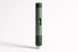 Mounjaro tirzepatide injection pen — editorial product photography