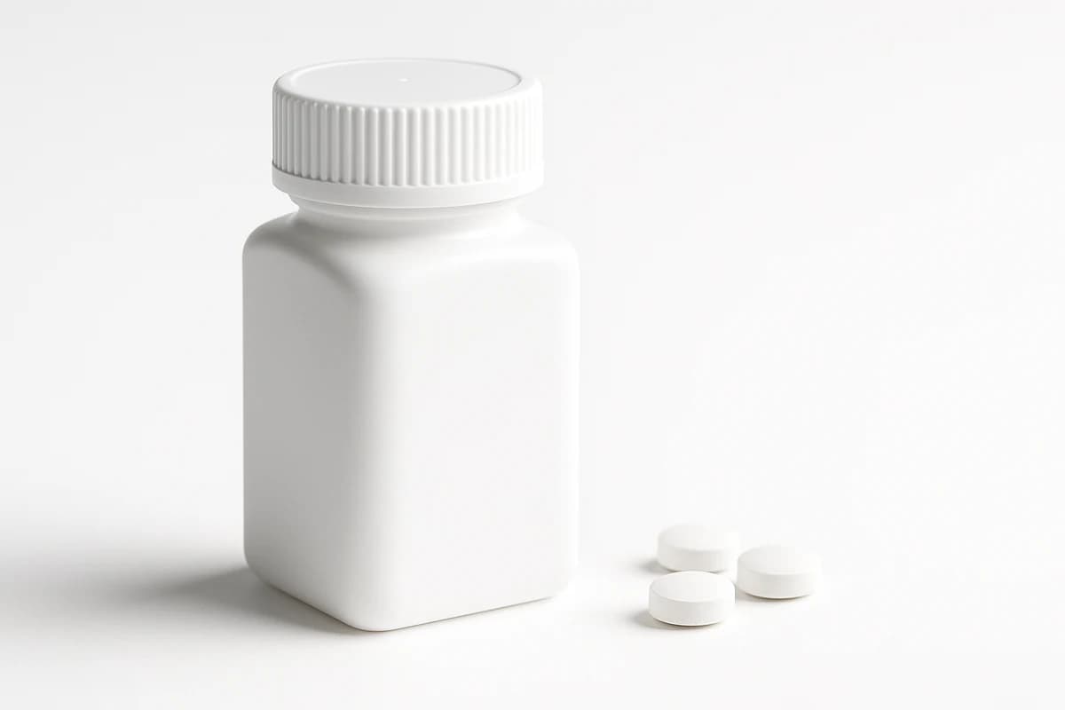 Rybelsus oral semaglutide tablet bottle — editorial product photography